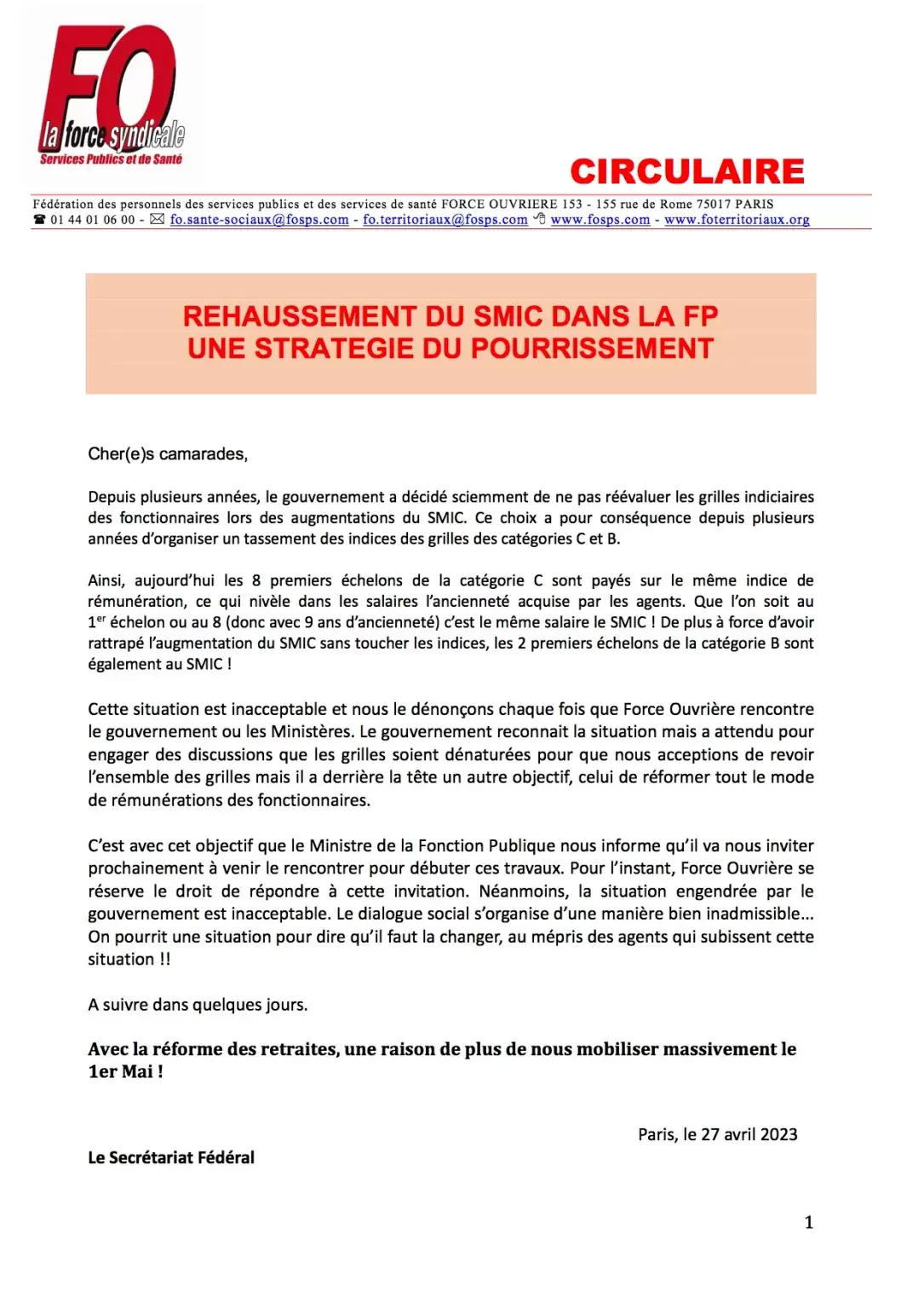 2023 04 27 circulaire smic dans la fph