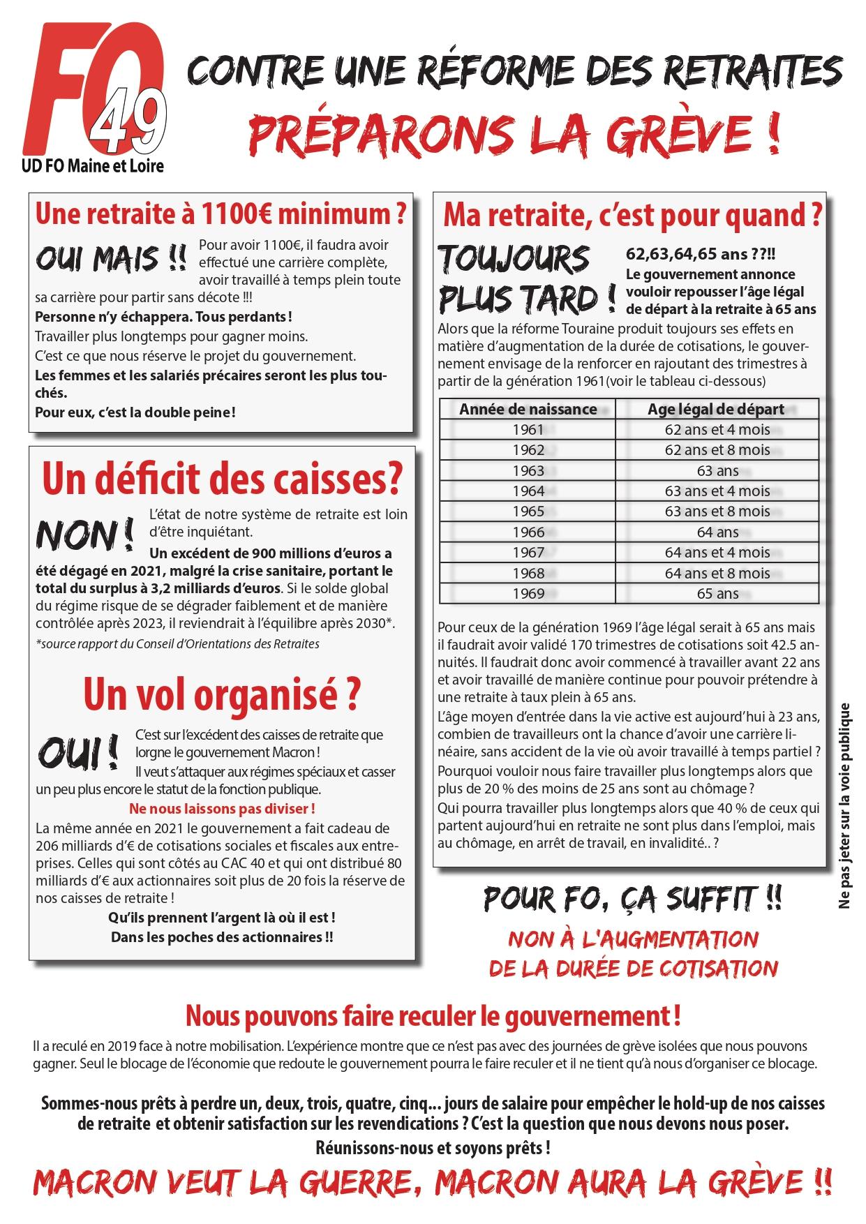 Retraite tract